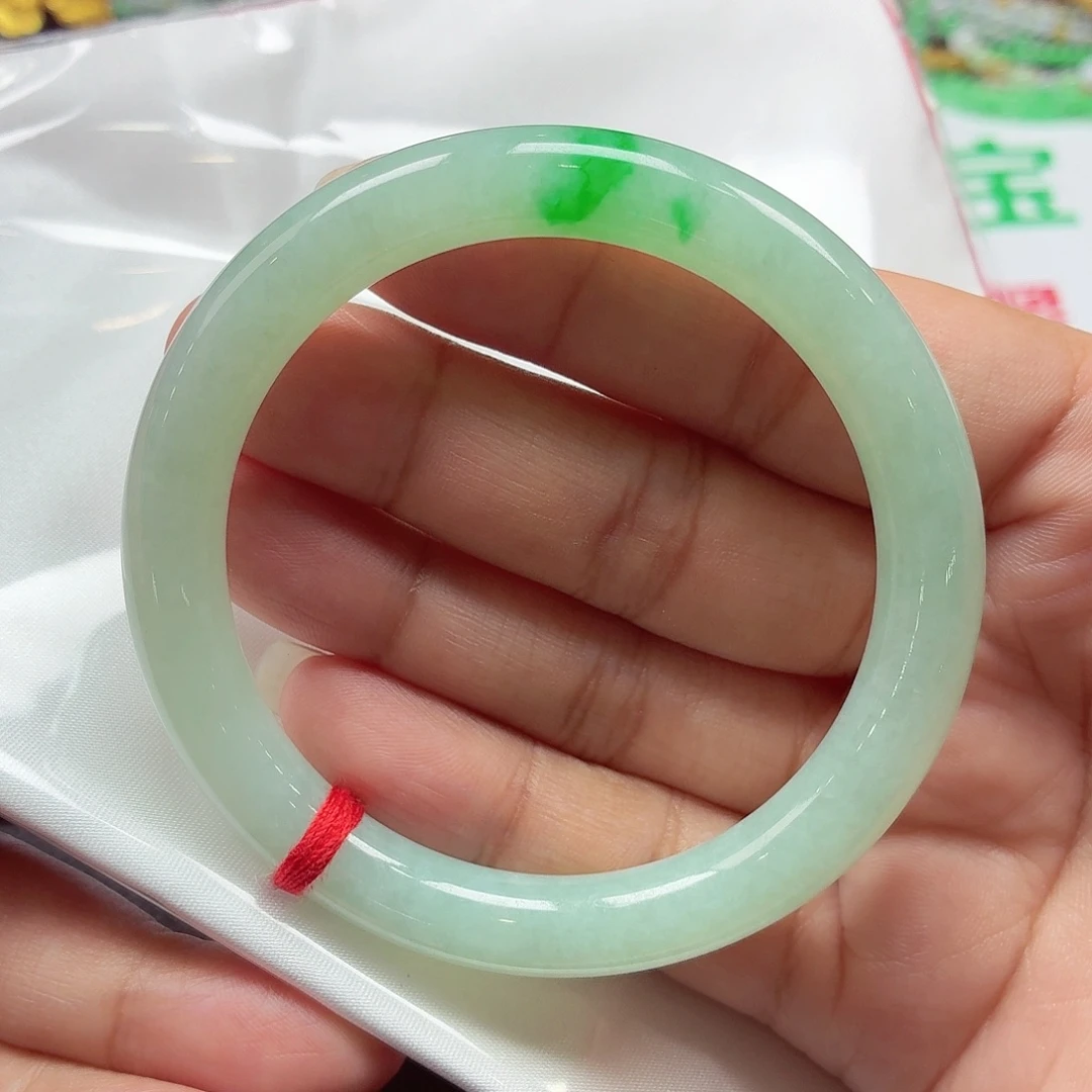 翡翠未镶嵌手镯天然缅甸A货翡翠
