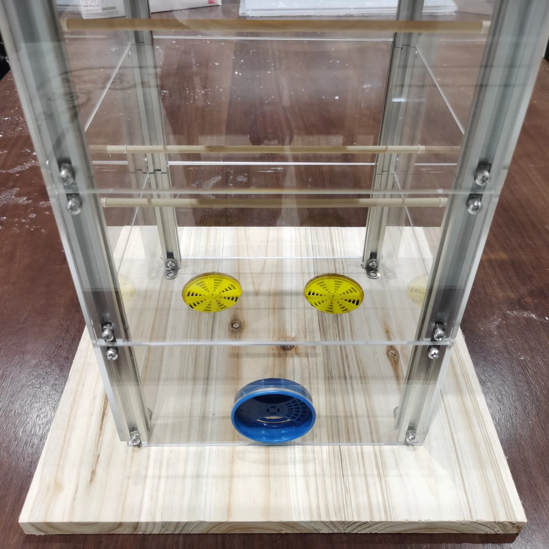 透明蜂箱5层尺寸（每层一整套内径长20宽20高10厘米）透明养蜂箱