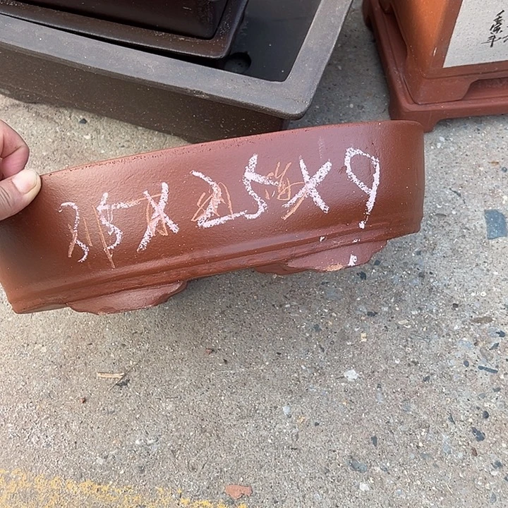 紫砂花盆，透气花盆