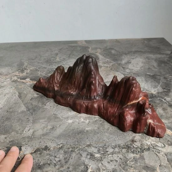 石材灵璧石山子天然摆件