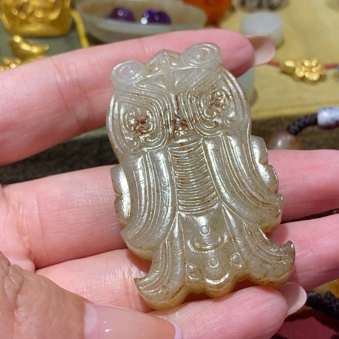 未镶嵌和田玉（糖玉）挂件