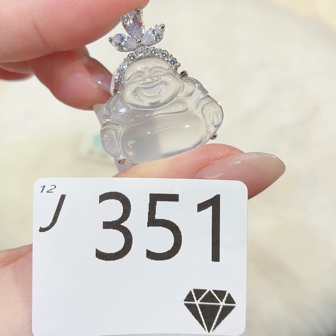 石英质玉银S925镶嵌颈饰