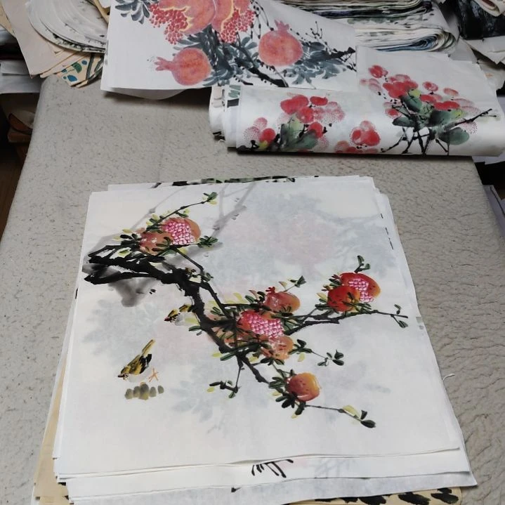 小***吾国画国画花鸟花鸟国画