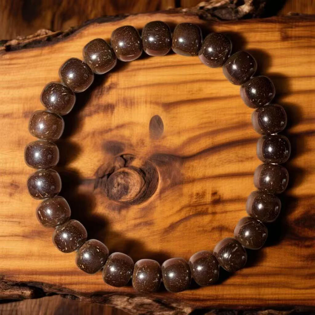 印尼原生态椰蒂手串9×8老型单圈