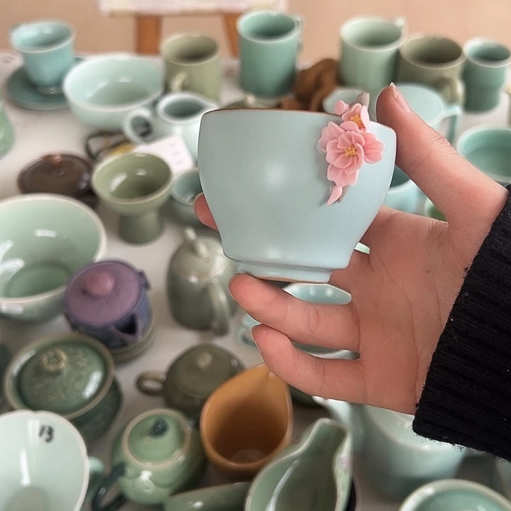 小米茶器龙泉青瓷