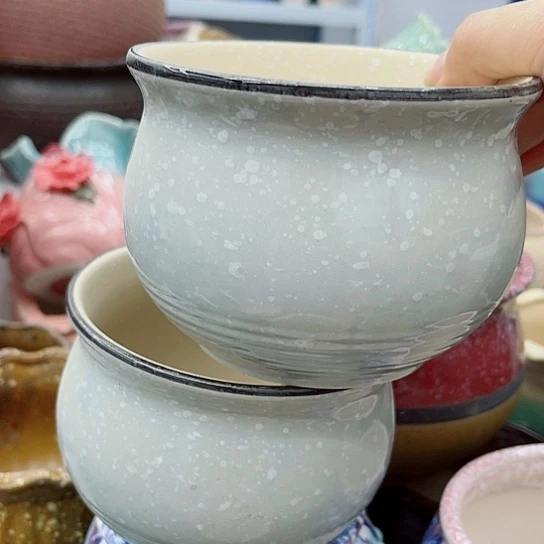 多肉绿植陶瓷花盆9.9包邮