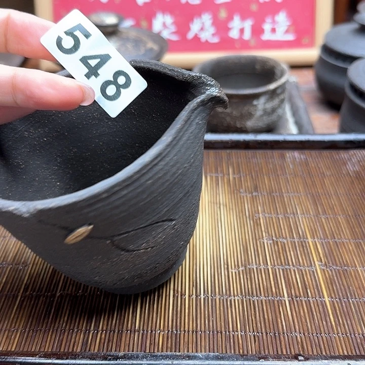 纯手工制作粗陶茶具