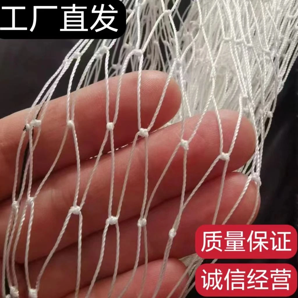 高强涤纶合股防鸟网适用于果园果树大棚户外鱼塘养殖防护