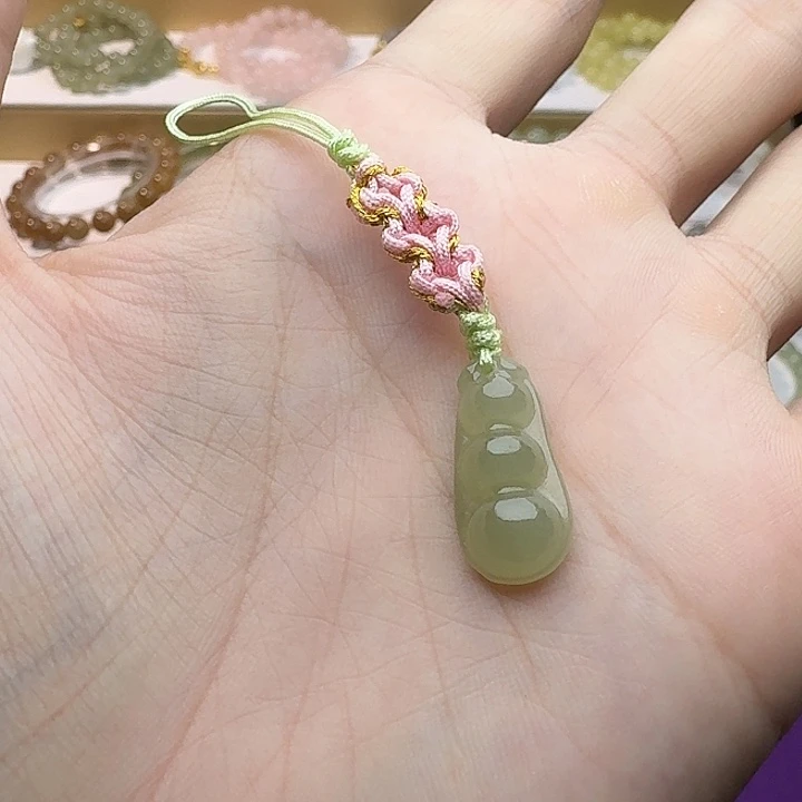 未镶嵌和田玉手机链