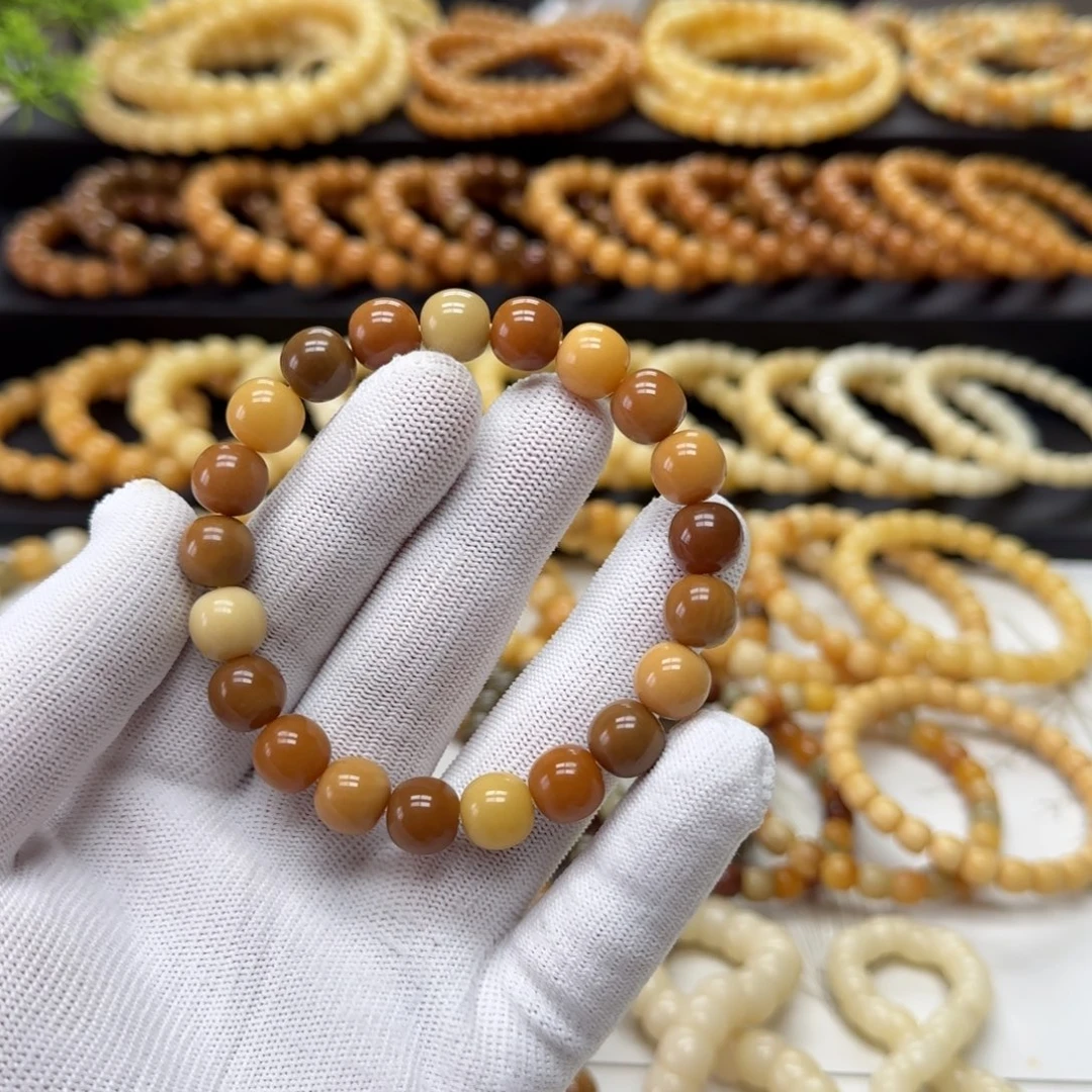 手串菩提根/象牙果卡11珑珠 精工 11年