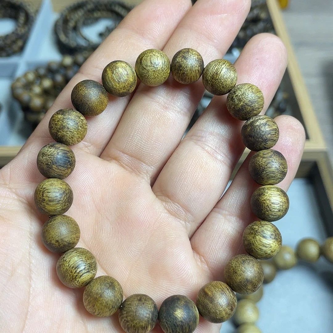 沉香碎屑沉香奇楠沉香单圈10毫米花香韵