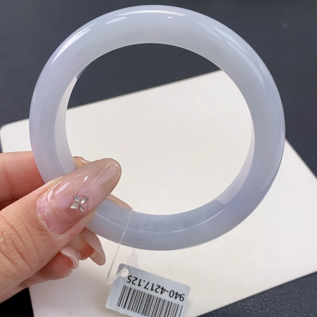 未镶嵌手镯翡翠55胶底正圈 17号