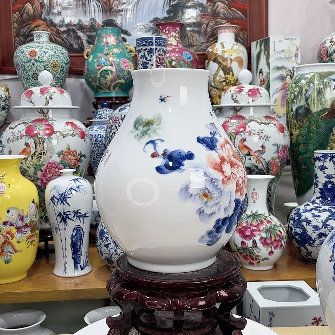 爱***月摆件景德镇的陶瓷