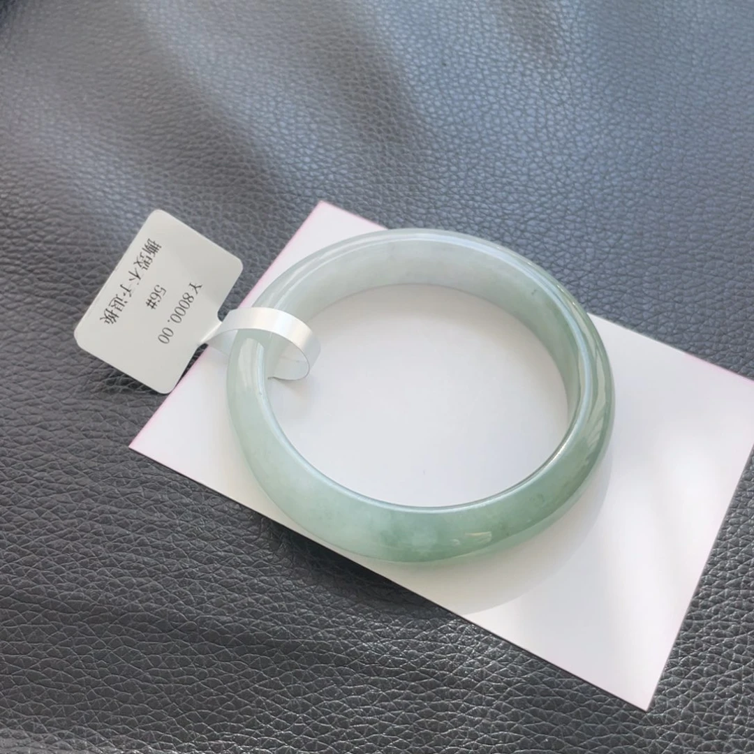 翡翠未镶嵌手镯38号56正圈