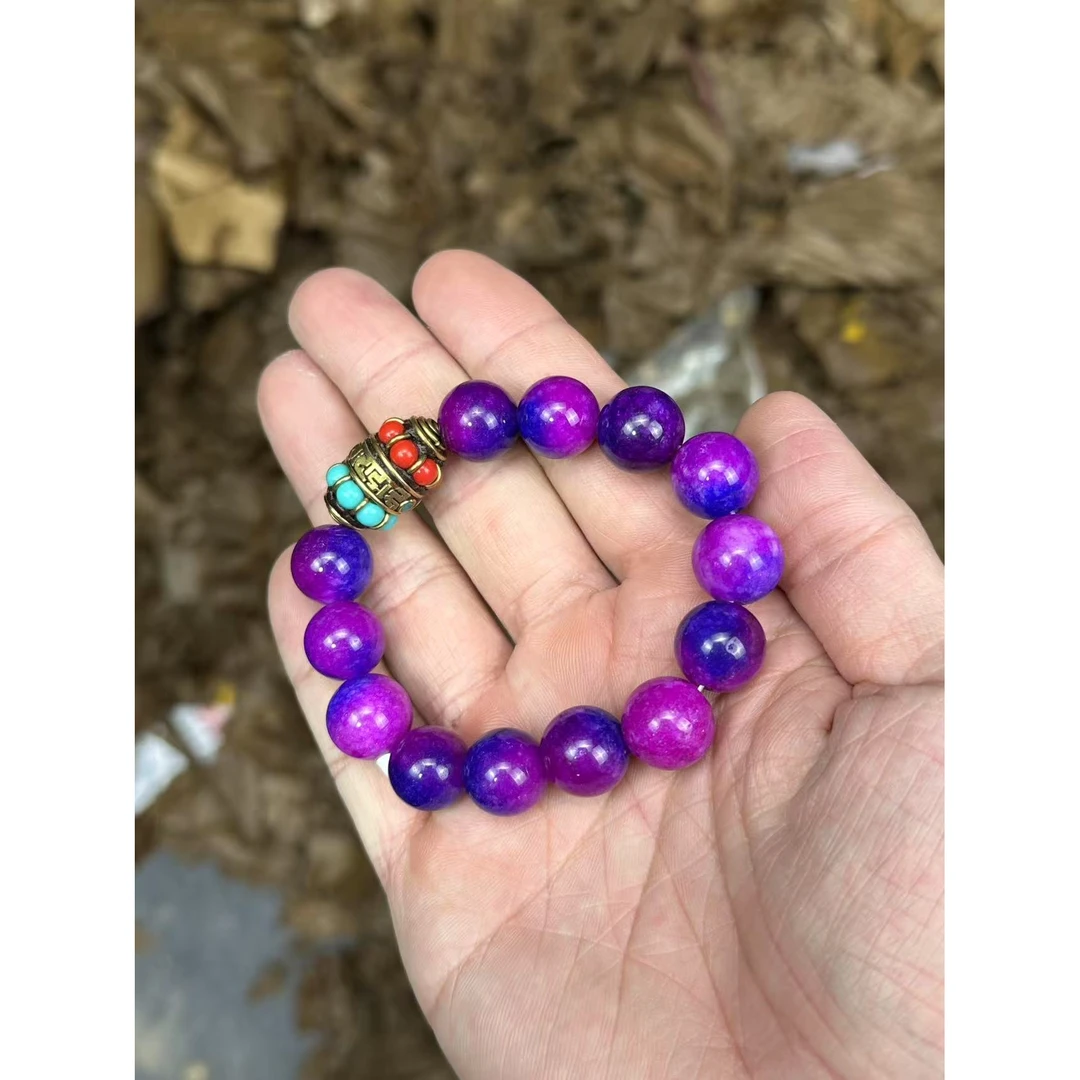 811玉化菩提紫罗兰14mm精品单圈（无礼盒）