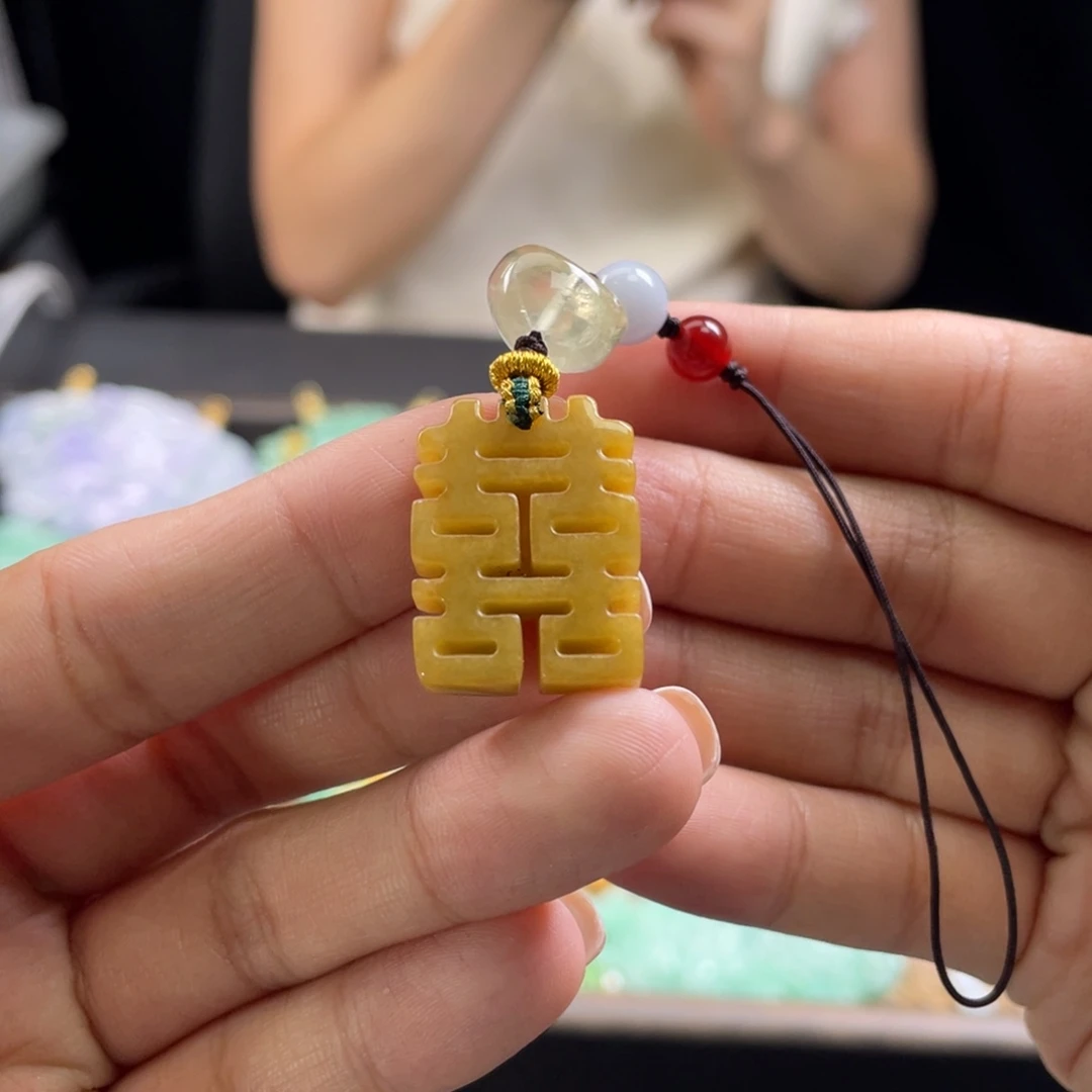 翡翠未镶嵌颈饰代编织