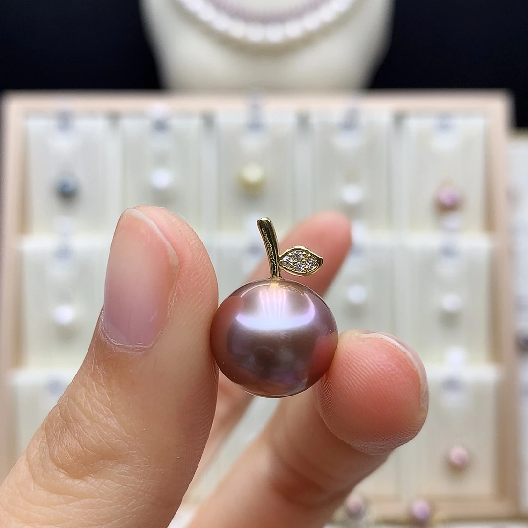 颈饰合金淡水珍珠