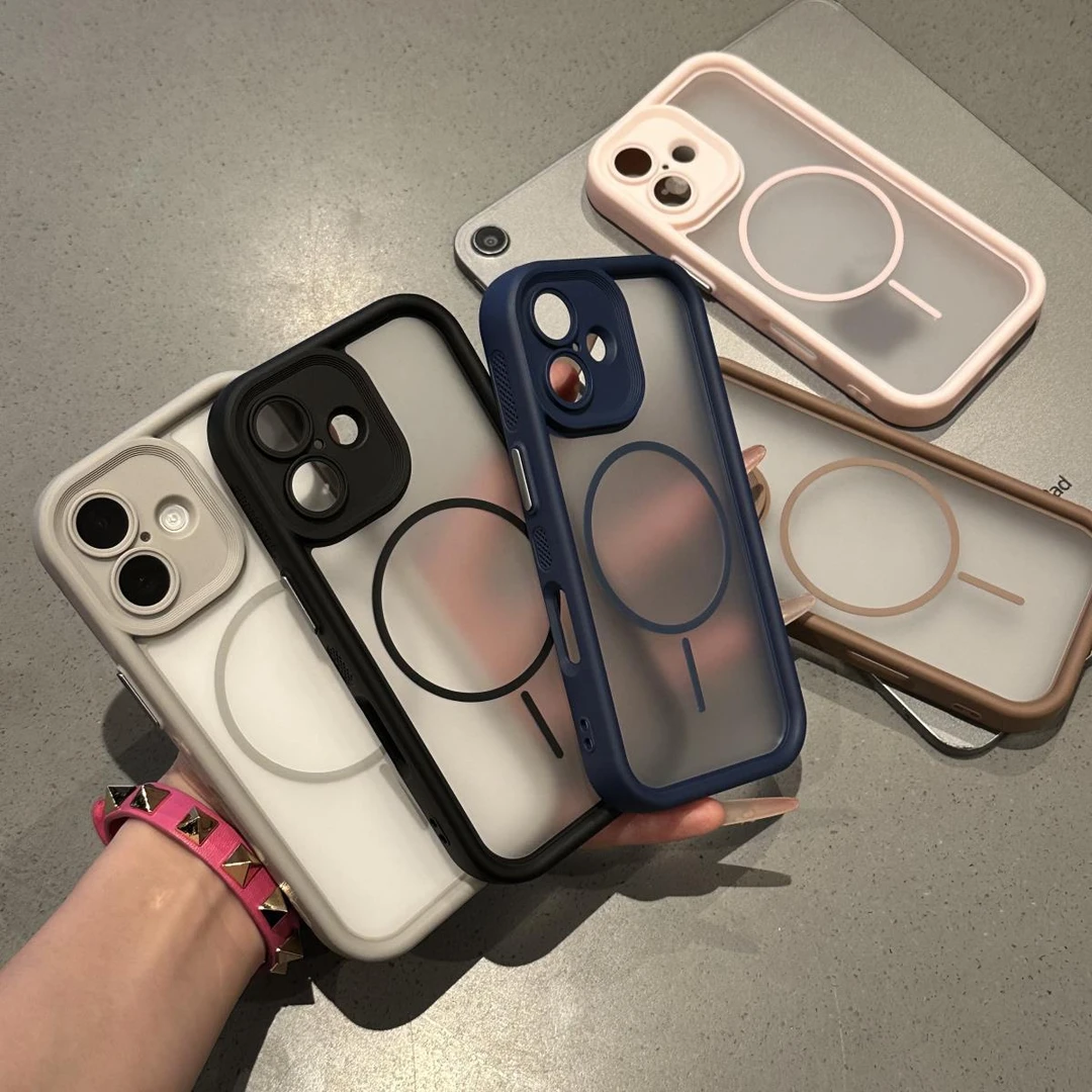 雅天立天使眼磁吸壳适用iPhone16promax/15/14pro/13手机壳1211套