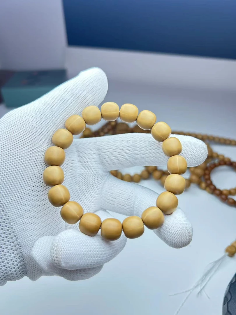 全品龙岩大老型全品无暇柔光毕业级手工光珠猴头手串误差0.1mm