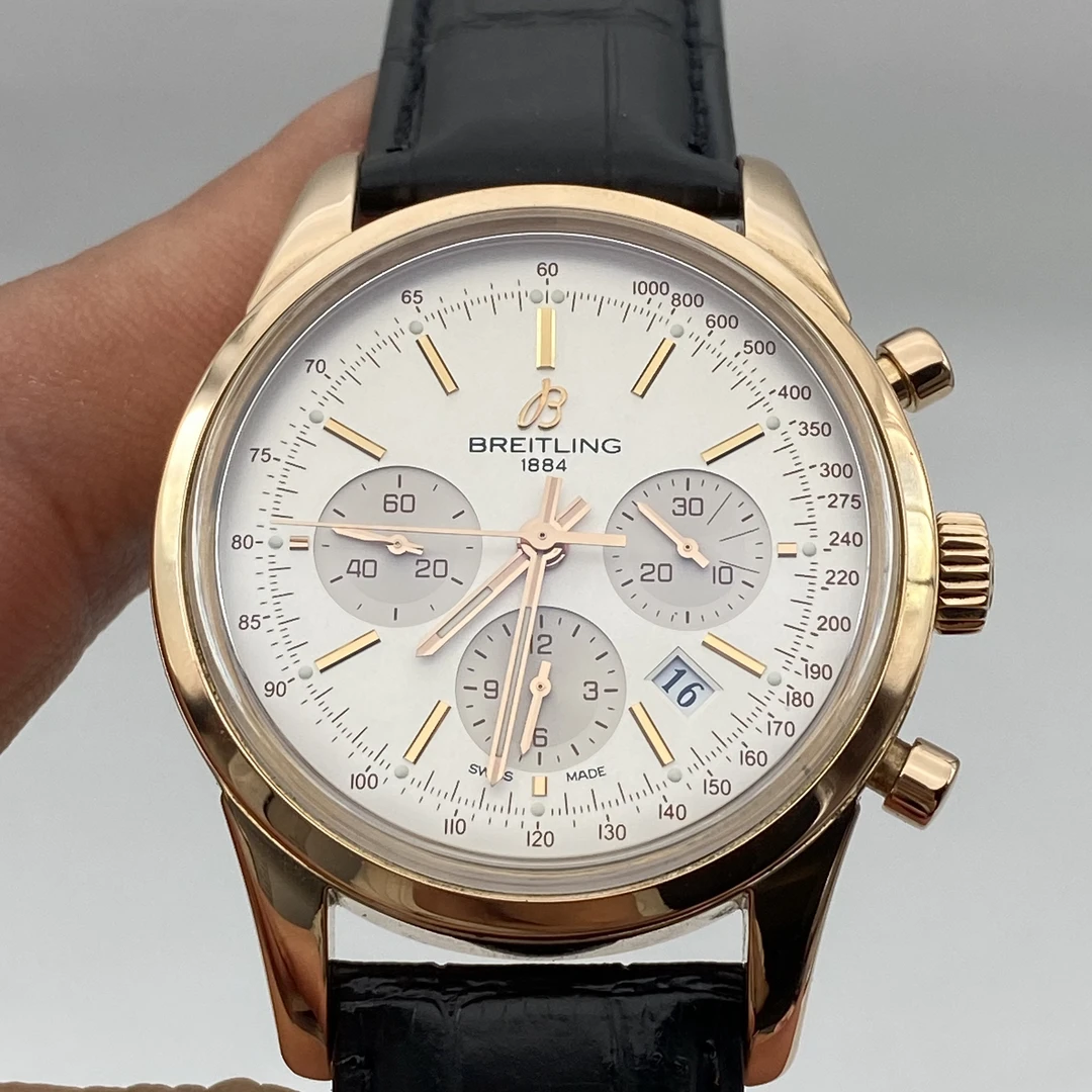 95新 BREITLING/百年灵 百年灵 越洋 18k 表径:43mm