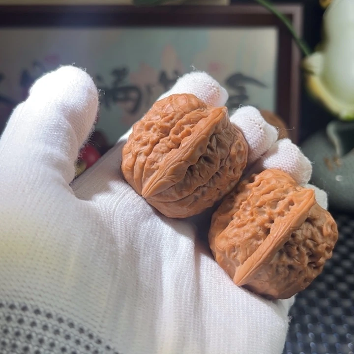 多***余文玩核桃把件甲骨文