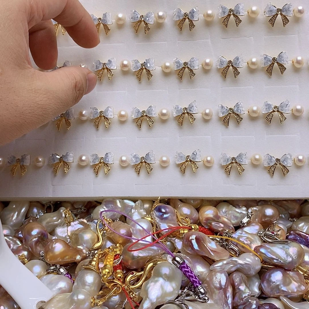 淡水珍珠未镶嵌颈饰58