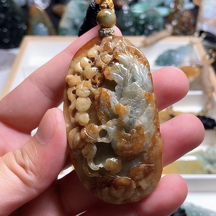 翡翠未镶嵌颈饰翡翠a货