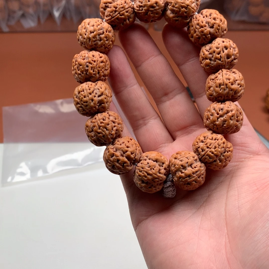 金刚菩提手串20.5+矮桩古龙方墩梅花