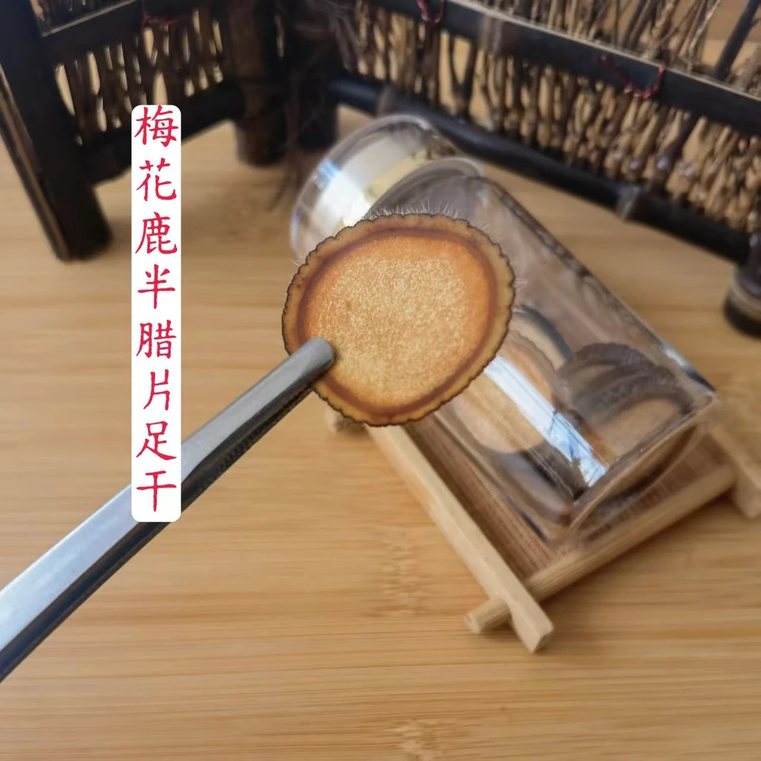 梅花鹿 半腊片【足干】10g 含服 泡水 煲汤