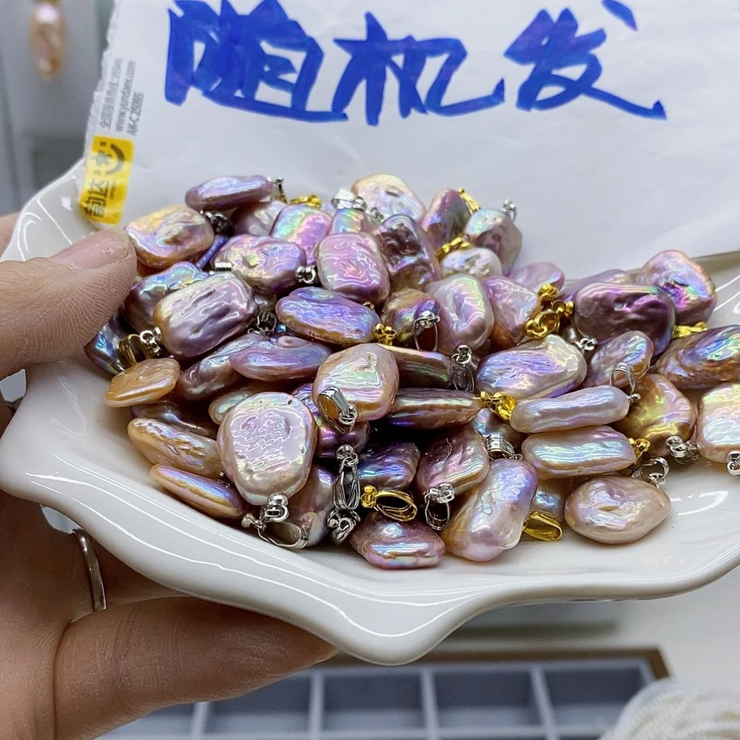 颈饰合金淡水珍珠