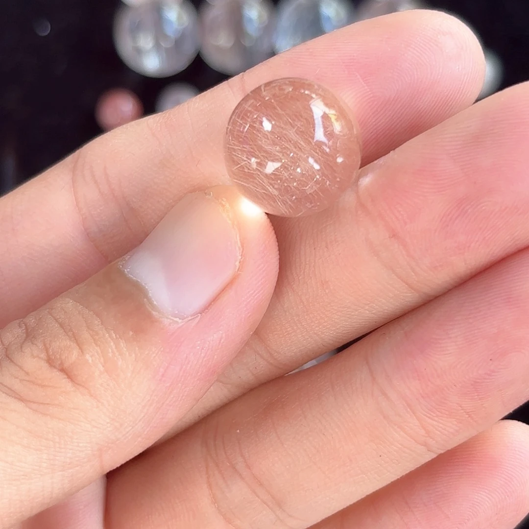 未镶嵌珠宝半成品水晶陈****n定制通孔不退不换
