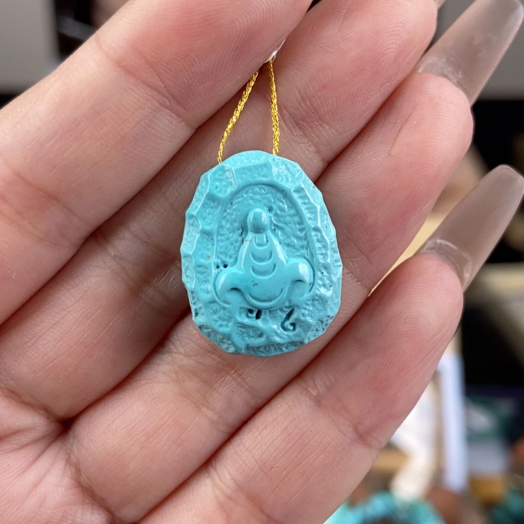 未镶嵌绿松石珠宝奇石