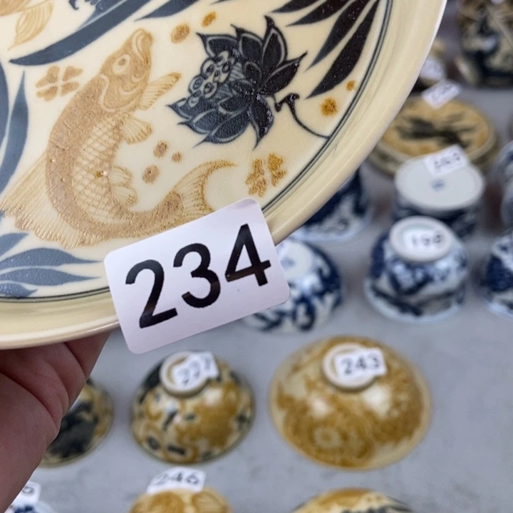 金***饵杯手工手绘手工制作