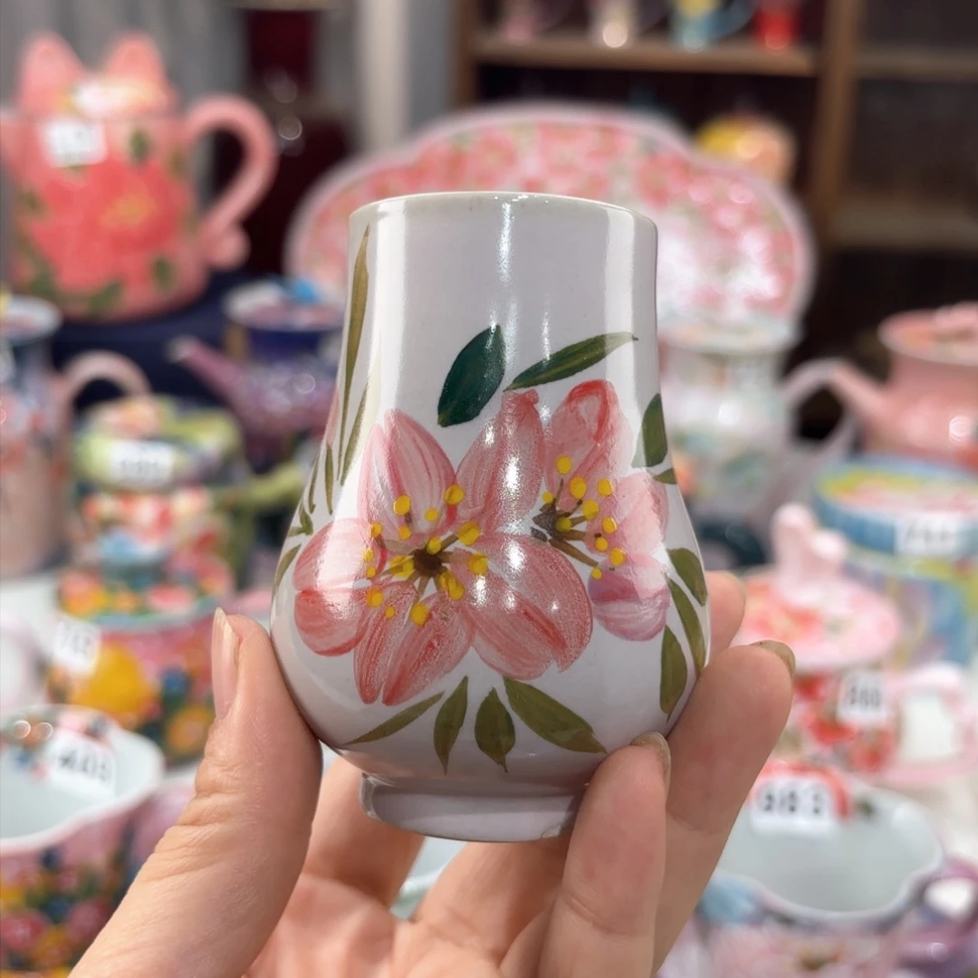 景德镇手绘高温釉下彩陶瓷茶具