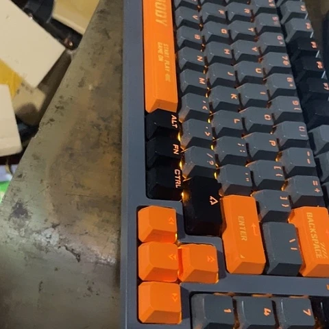 血手lk98机械键盘台式机用电脑用