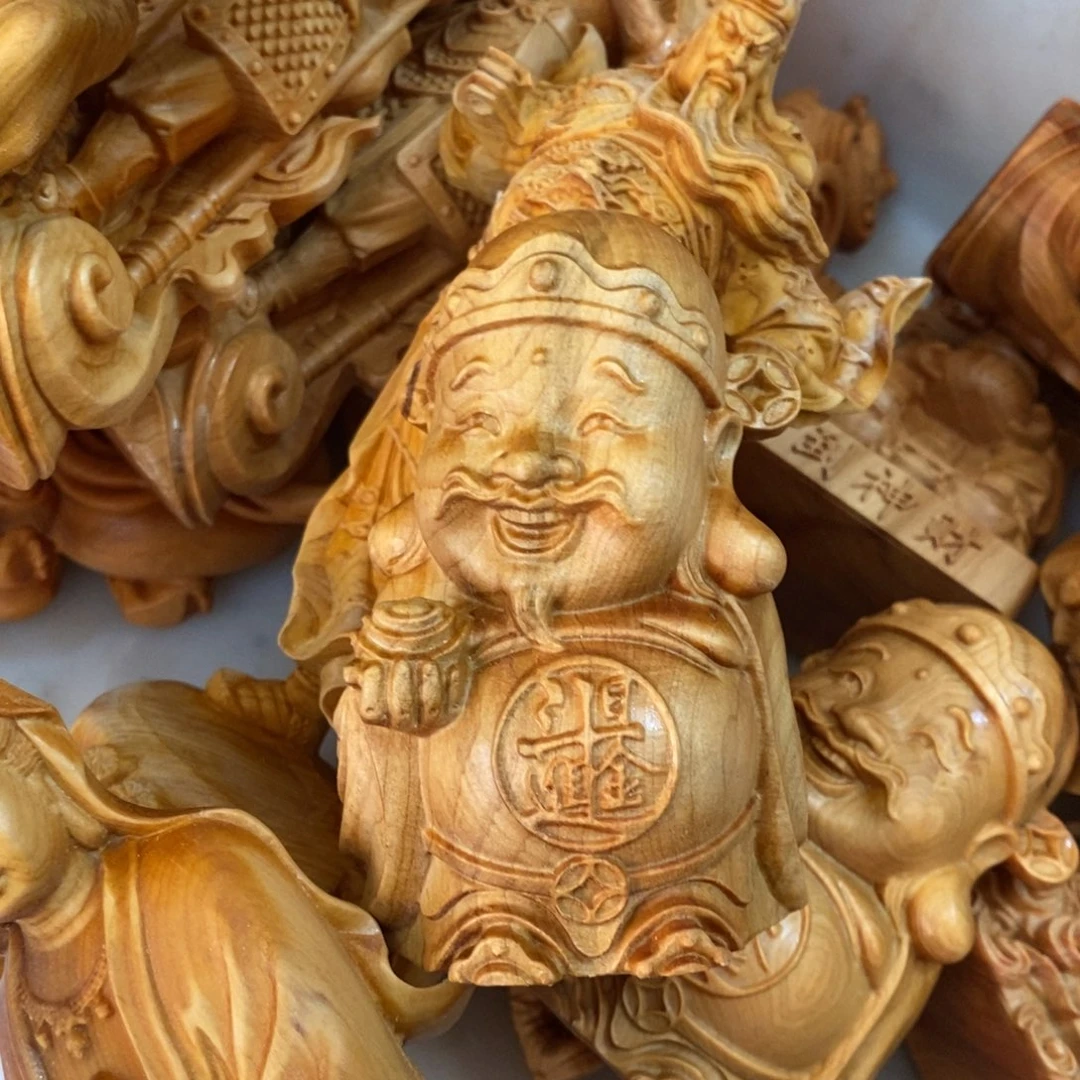 木崖柏9高元宝财神车载