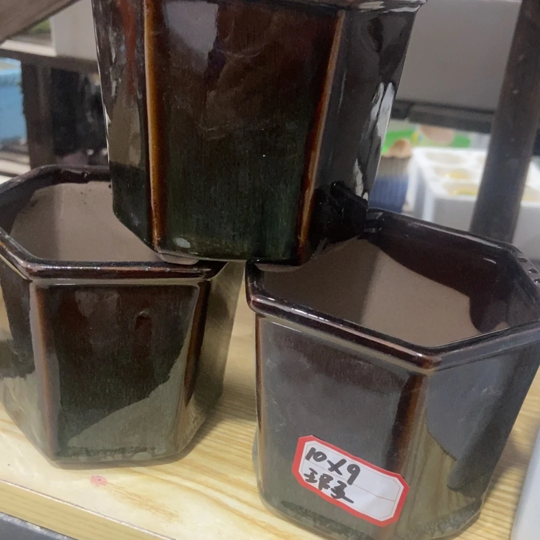 红陶高温陶瓷花盆