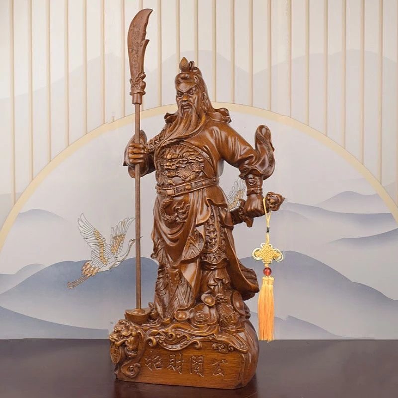 关公武财神关二爷关羽神像摆放工艺品客厅前台摆放