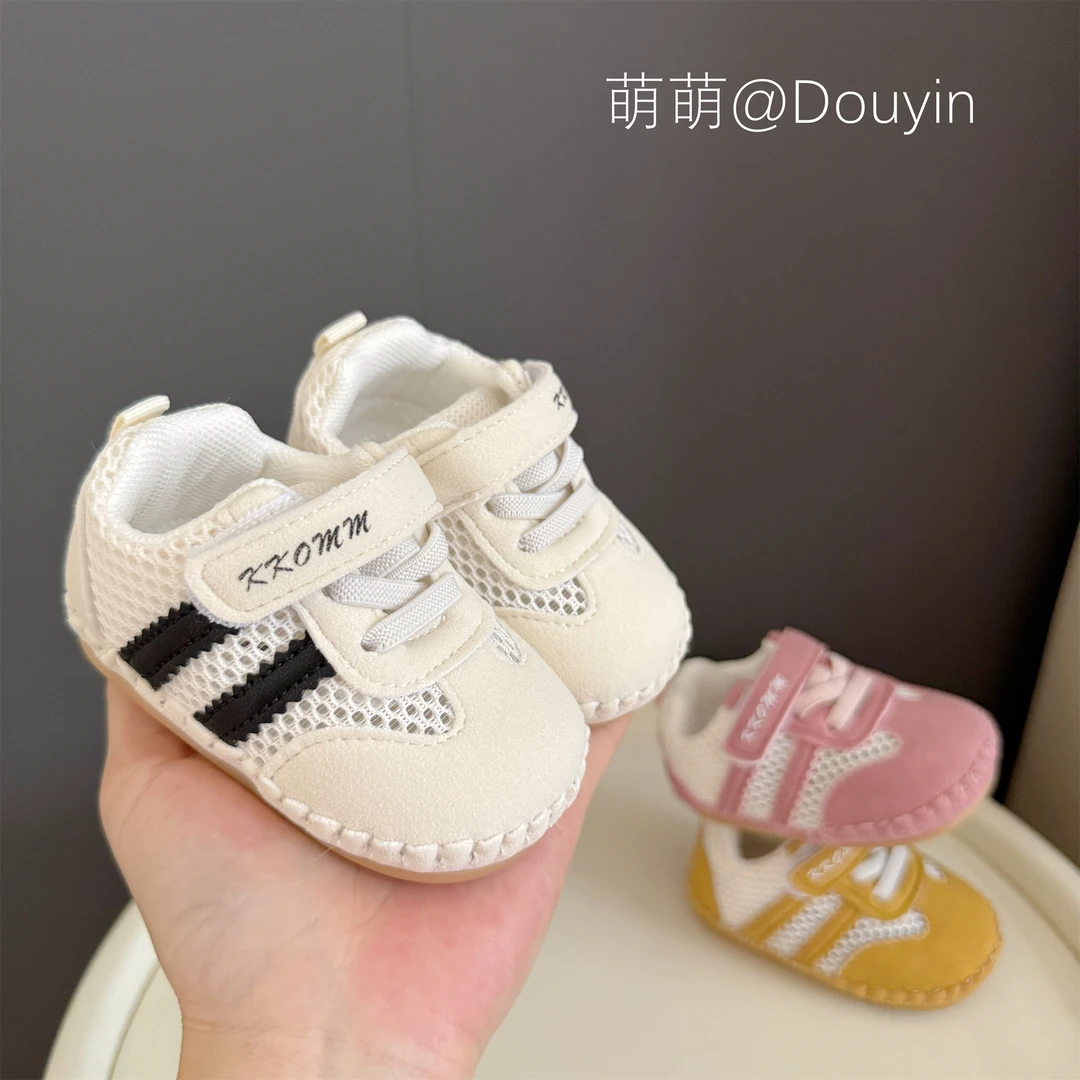 新款婴幼儿鞋软底防滑防踢透气网鞋学步鞋0-1岁男女宝宝鞋子