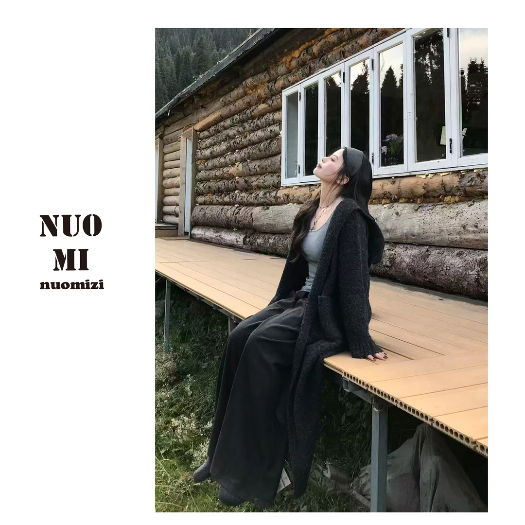 ZOZ糯米子[第五大道]法式毛织开衫秋季宽松显瘦时尚休闲收腰外套