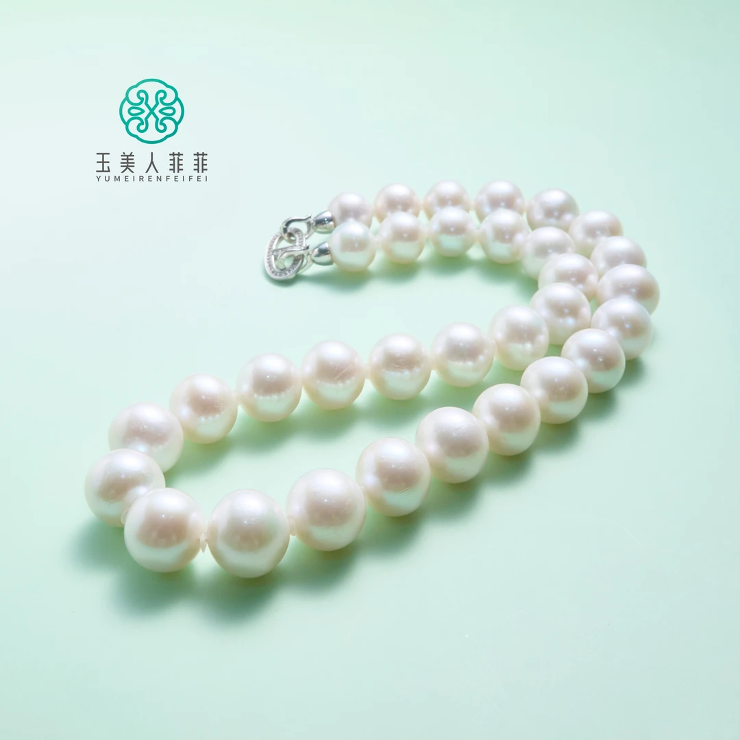 石惑珠宝~珍珠塔链约12-14mm项链