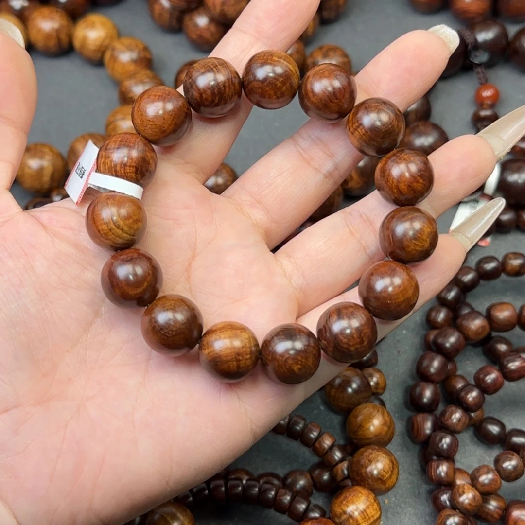 手串/手链黄花梨/降香黄檀1.5水波纹