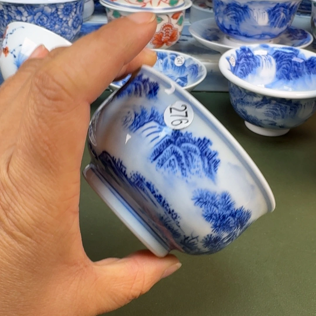 陶景德镇纯手绘茶具圆圆276