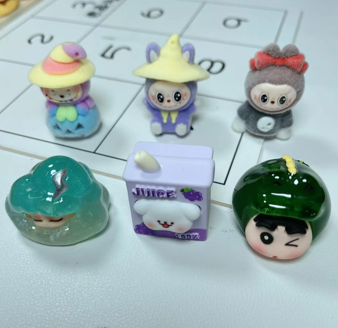 【奶5口】萌粒大乱炖树脂摆件
