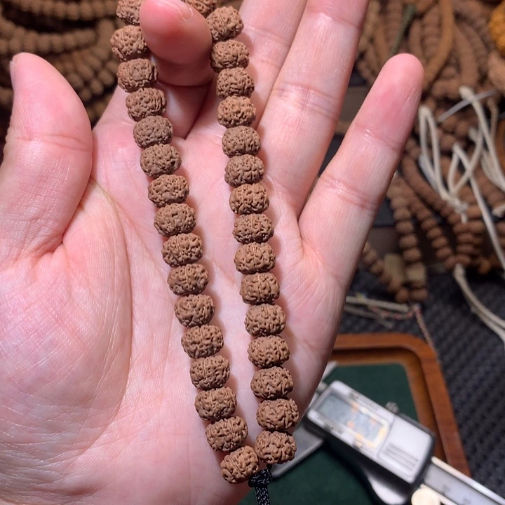 金刚菩提手串地表平细尺寸10