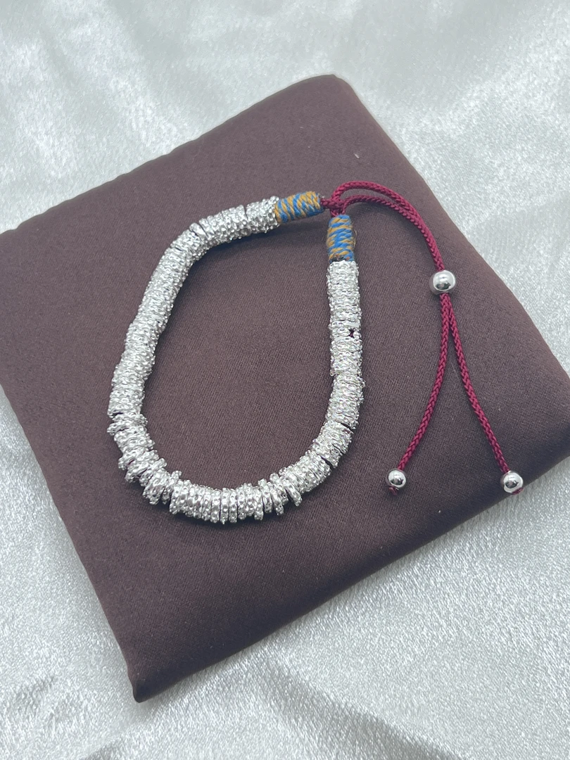 足银手链 盘缠手链足银999精美时尚百搭