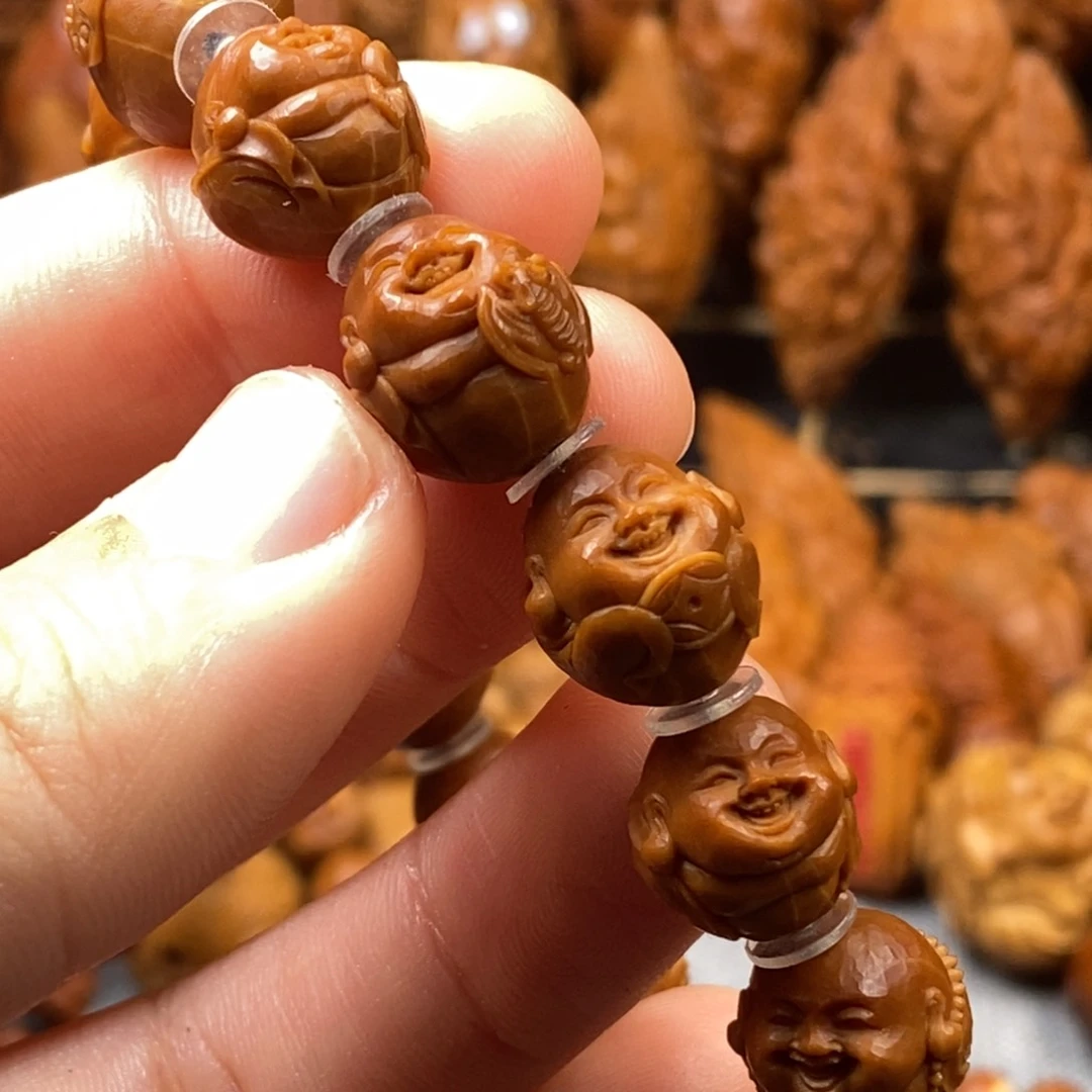 橄榄核手串/手链1.2铁核 苏工刀铲 小子弥勒佛手串