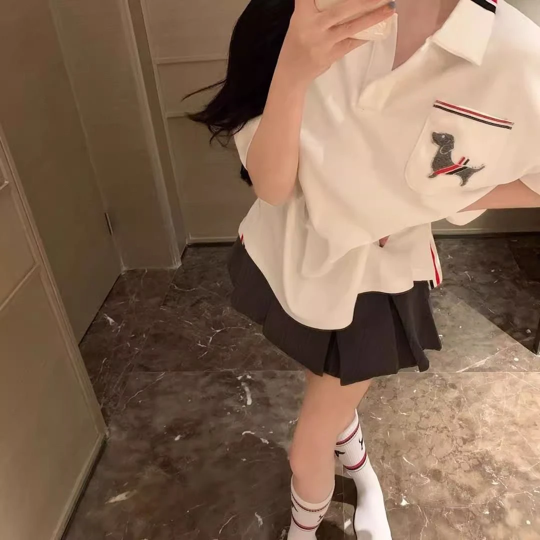 个性街头/运动休闲短款POLO衫polo时尚欧若动感风