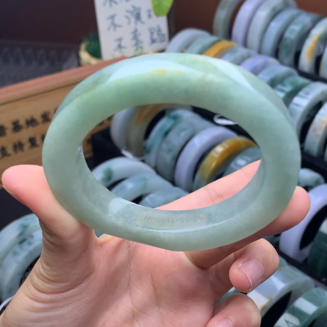 未镶嵌手镯定制翡翠定制不退不换贵妃