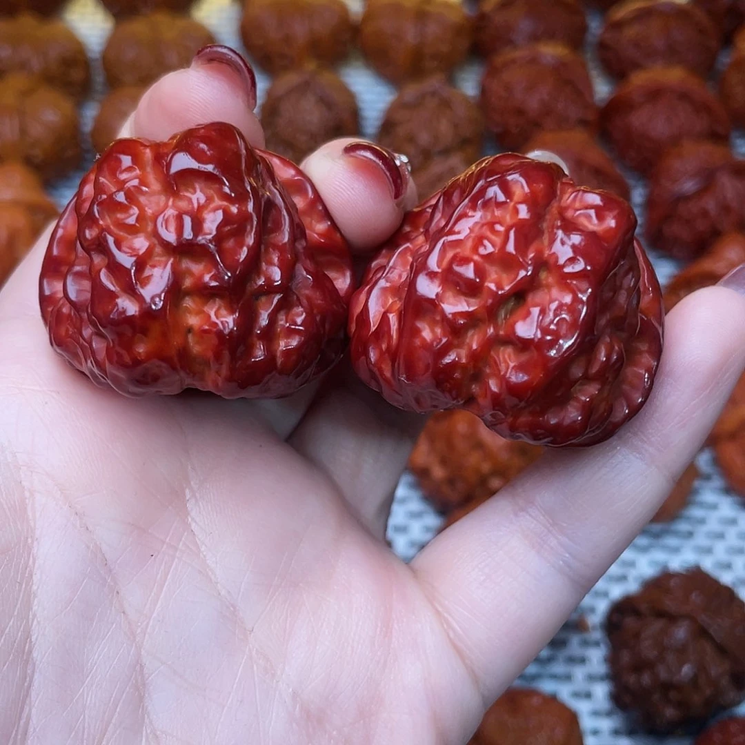 桃核吊坠文玩核桃 手把件 蛤蟆头 39